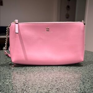 Kate Spade Pink Crossbody Bag with Chain Strap